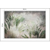 Fototapeta Tropical Trees And Leaves For Digital Printing Wallpaper, Custom Design Wallpaper - 3D