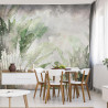 Fototapeta Tropical Trees And Leaves For Digital Printing Wallpaper, Custom Design Wallpaper - 3D