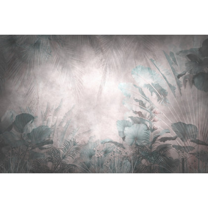 Fototapeta Tropical Trees And Leaves For Digital Printing Wallpaper, Custom Design Wallpaper - 3D