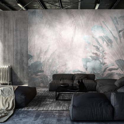 Fototapeta Tropical Trees And Leaves For Digital Printing Wallpaper, Custom Design Wallpaper - 3D