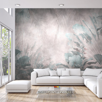 Fototapeta Tropical Trees And Leaves For Digital Printing Wallpaper, Custom Design Wallpaper - 3D
