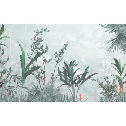 Fototapeta Tropical Trees And Leaves For Digital Printing Wallpaper, Custom Design Wallpaper - 3D