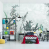 Fototapeta Tropical Trees And Leaves For Digital Printing Wallpaper, Custom Design Wallpaper - 3D