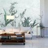 Fototapeta Tropical Trees And Leaves For Digital Printing Wallpaper, Custom Design Wallpaper - 3D