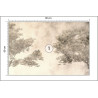 Fototapeta Tropical Trees And Leaves For Digital Printing Wallpaper, Custom Design Wallpaper - 3D