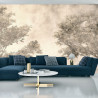 Fototapeta Tropical Trees And Leaves For Digital Printing Wallpaper, Custom Design Wallpaper - 3D
