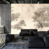 Fototapeta Tropical Trees And Leaves For Digital Printing Wallpaper, Custom Design Wallpaper - 3D