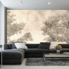 Fototapeta Tropical Trees And Leaves For Digital Printing Wallpaper, Custom Design Wallpaper - 3D