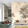 Fototapeta Tropical Trees And Leaves For Digital Printing Wallpaper, Custom Design Wallpaper - 3D