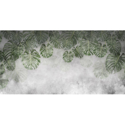 Fototapeta Tropical Trees And Leaves For Digital Printing Wallpaper, Custom Design Wallpaper - 3D