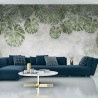 Fototapeta Tropical Trees And Leaves For Digital Printing Wallpaper, Custom Design Wallpaper - 3D
