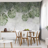 Fototapeta Tropical Trees And Leaves For Digital Printing Wallpaper, Custom Design Wallpaper - 3D