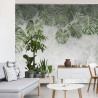 Fototapeta Tropical Trees And Leaves For Digital Printing Wallpaper, Custom Design Wallpaper - 3D