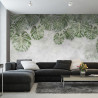 Fototapeta Tropical Trees And Leaves For Digital Printing Wallpaper, Custom Design Wallpaper - 3D