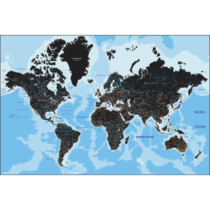 Fototapeta Mapa Świata
