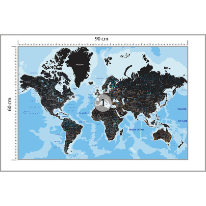 Fototapeta Mapa Świata