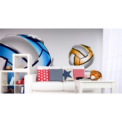 Fototapeta Dwie Piłki Siatkowe 3D