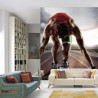 Fototapeta Sportowiec Przygotowywujący Się Do Startu