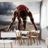 Fototapeta Sportowiec Przygotowywujący Się Do Startu