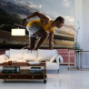 Fototapeta Sportowiec W Bloku Startowym 3D
