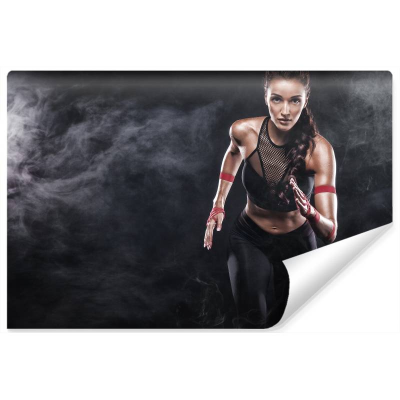 Fototapeta Wysportowana Biegaczka Motywacja 3D