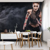 Fototapeta Wysportowana Biegaczka Motywacja 3D