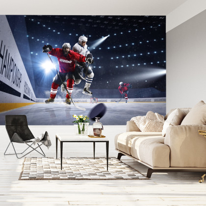 Fototapeta Starcie Hokeistów