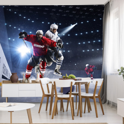 Fototapeta Starcie Hokeistów