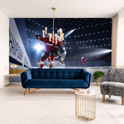 Fototapeta Starcie Hokeistów