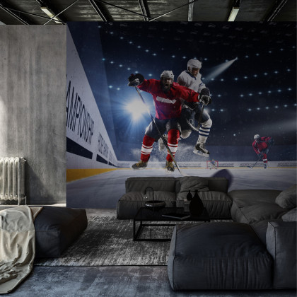 Fototapeta Starcie Hokeistów