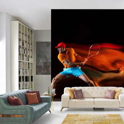Fototapeta Tenisista W Ruchu