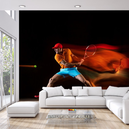 Fototapeta Tenisista W Ruchu