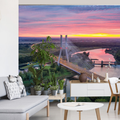 Fototapeta Most Rędziński We Wrocławiu