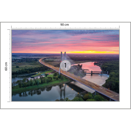 Fototapeta Most Rędziński We Wrocławiu