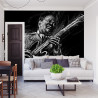 Fototapeta Narysowany Muzyk Bluesowy
