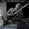 Fototapeta Narysowany Muzyk Bluesowy