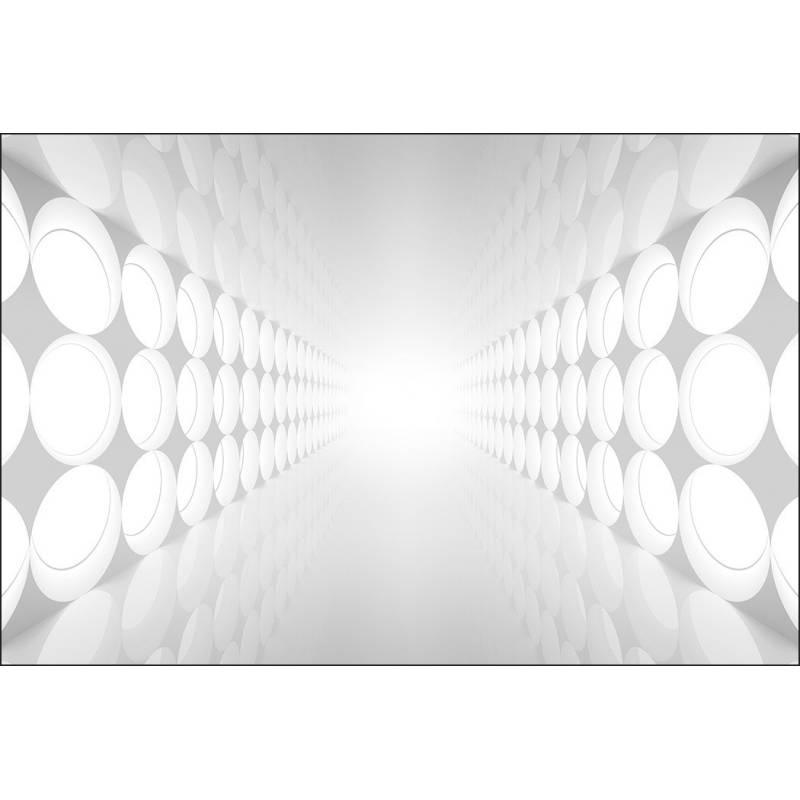 Fototapeta 3D Tunel - Szara