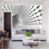 Fototapeta 3D Tunel - Szara