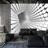 Fototapeta 3D Tunel - Szara