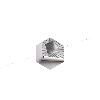 Fototapeta 3D Tunel - Szara