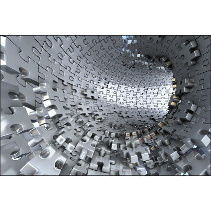 Fototapeta 3D Tunel - Puzzle