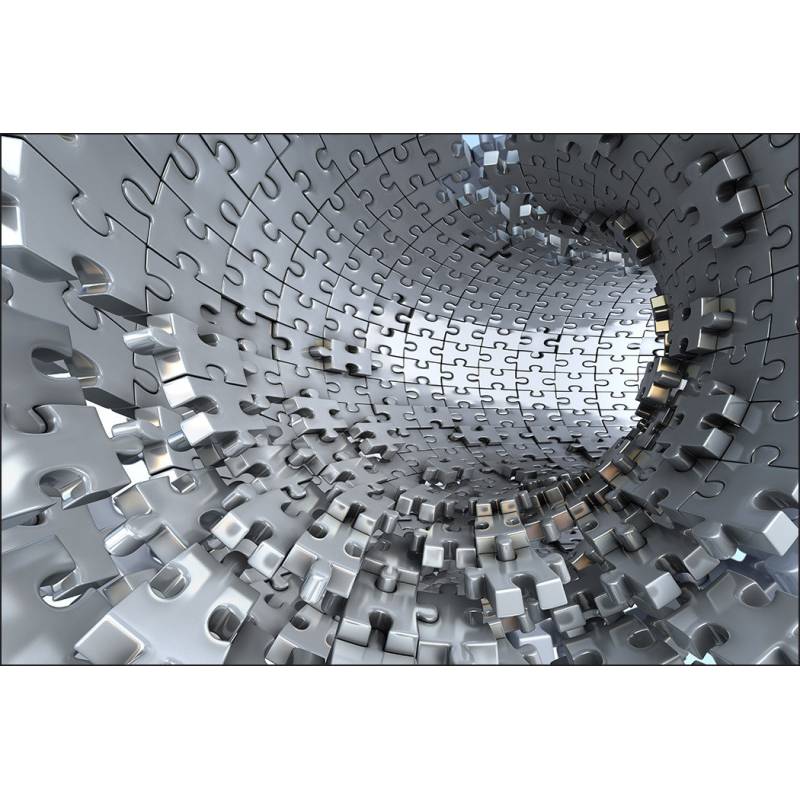 Fototapeta 3D Tunel - Puzzle