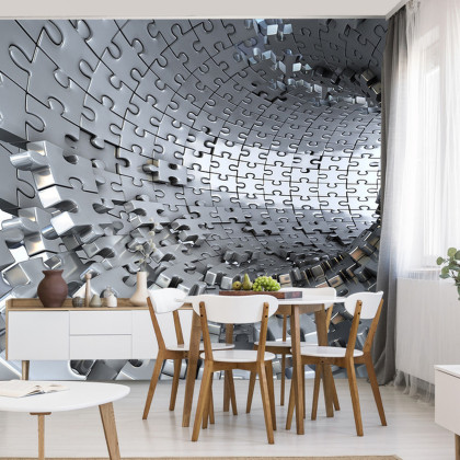 Fototapeta 3D Tunel - Puzzle