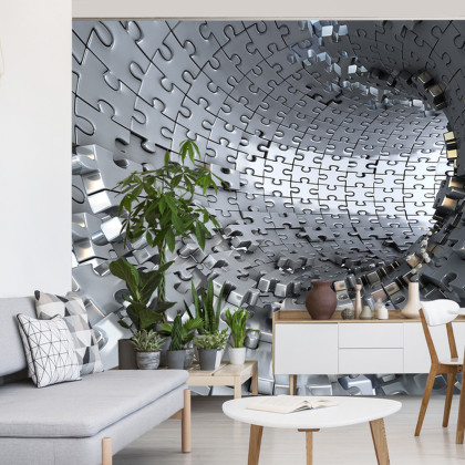 Fototapeta 3D Tunel - Puzzle
