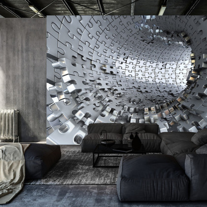 Fototapeta 3D Tunel - Puzzle