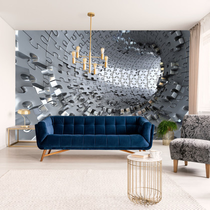 Fototapeta 3D Tunel - Puzzle