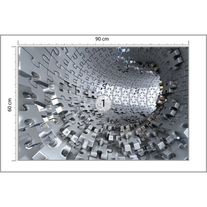 Fototapeta 3D Tunel - Puzzle