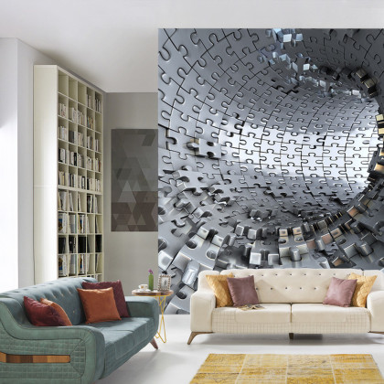 Fototapeta 3D Tunel - Puzzle