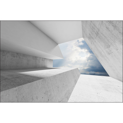 Fototapeta 3D Tunel - Niebo