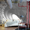 Fototapeta 3D Tunel - Szara
